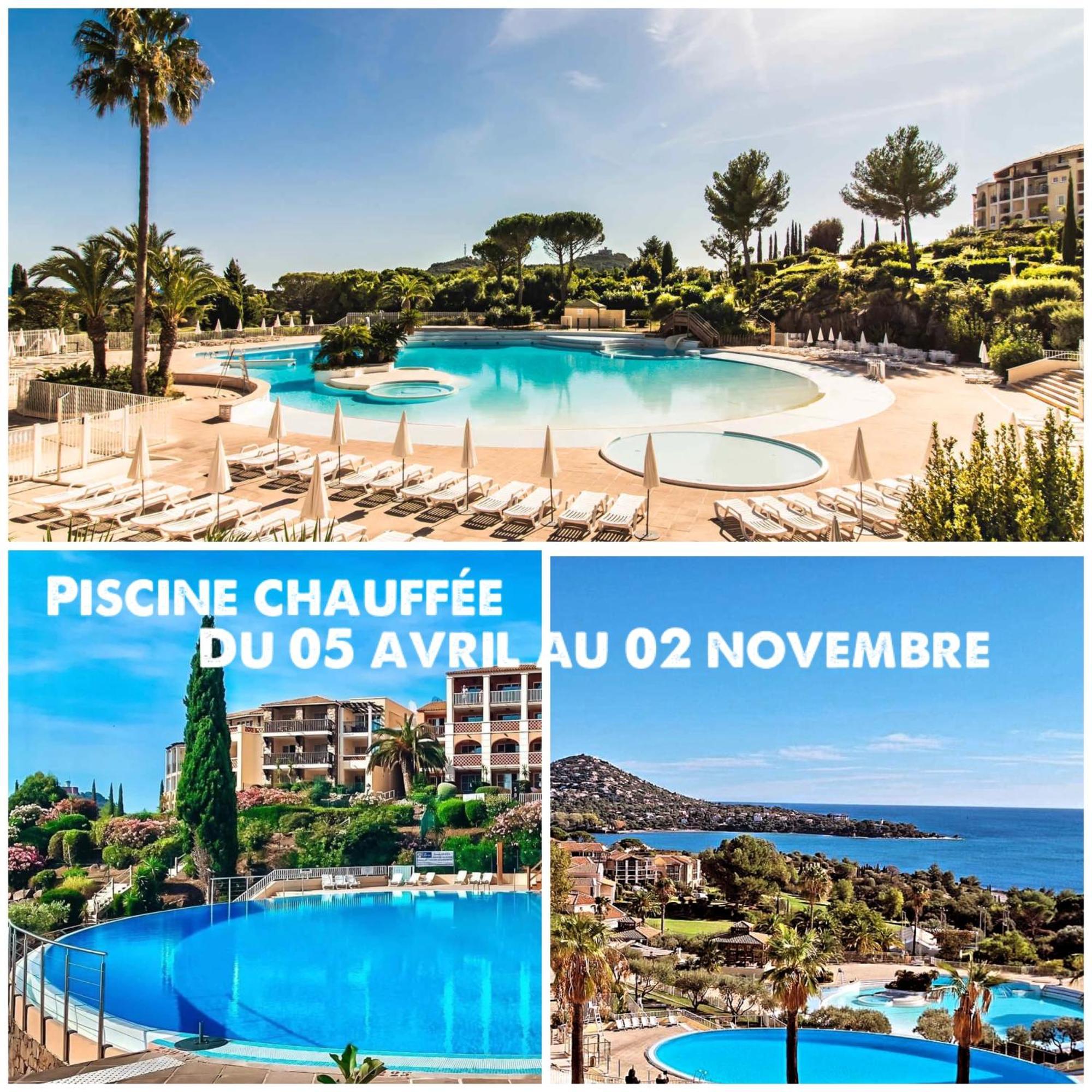 T2 En Rez De Jardin Privatif Cloture , Cap Esterel Pierre Et Vacances ,Piscine Chauffee Des Le 05 Avril Au 02 Novembre Saint-Raphaël Zewnętrze zdjęcie